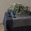 Linen & Cotton Beautiful and Noble Wide Table Runner Honeycomb