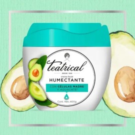 Crema Humectante Facial Teatrical Regeneración 400 Gramos Todo Tipo De Piel                                                                           