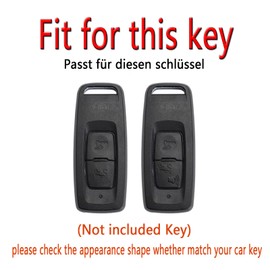 HIBEYO Motorcycle Key Case Fits Honda PCX 160 125 PCX125 PCX160 Vision 110 SH350 ADV 150 350 SH350i 2021 2022 2023 Key Case Key Case Key Rings Key Fob Black