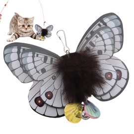 Cat Wand Toy Refill,Cat Wand Replacement Toys - Cat Toy Wand Refills Pet Accessories, Cat Butterfly Feathers Toy Attachments for Indoor Cats