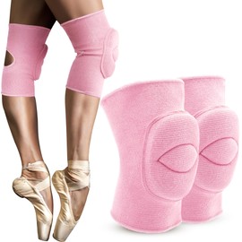 Knee Pads Volleyball Girls Kids Youth Women Men 7.8" Thick Padded Dance Knee Pad Soft Stretchy Knee Brace Breathable Knee Protector for Basketball Football Wrestling Pole Dance Yoga Knee Sleeve 1 Pair