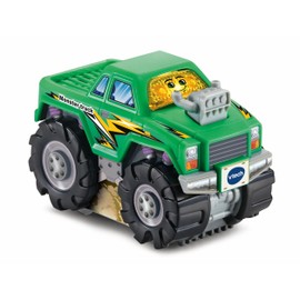 VTech Toot-Toot Drivers Monster Truck, Pretend Play Vehicle with Lights, Phrases and Songs, Interactive Toddler Toy 12 Months, 2, 3, 4 Plus, English Version, Green