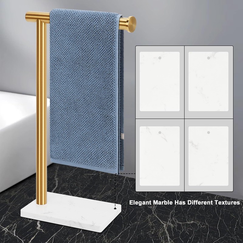 BathAce Hand Towel Holder, Hand Towel Stand for Bathroom with