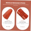 Ipetboom 4Pcs Wooden Foot Massage Sticks Portable Acupressure Tools for