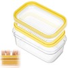 Airtight Butter Slicer, Butter Dish with Lid for Fridge, Storage