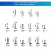 800pcs Tiny Screws for Electronics, M1/M1.2/M1.4/M1.6/M1.7 Very Small Phillips Pan