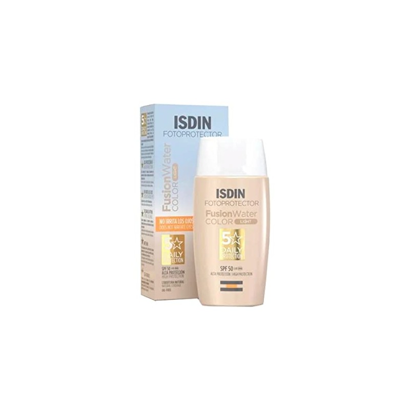 Isdin fotoprotector fusion water colour sun cream with light colouring