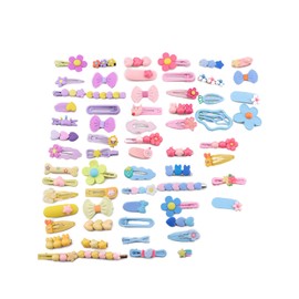 Ymcafmo Girl Hair Clips Cute Hair Accessories for Kids Bright Candy Color Hair Clips for Little Girls & Teens – Perfect for School, Parties, Daily Wear (Multiple Cute Styles) （64pc）
