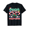 Santa's Nicest Triplets Kids Cute Fun Matching Christmas PJ T-Shirt,