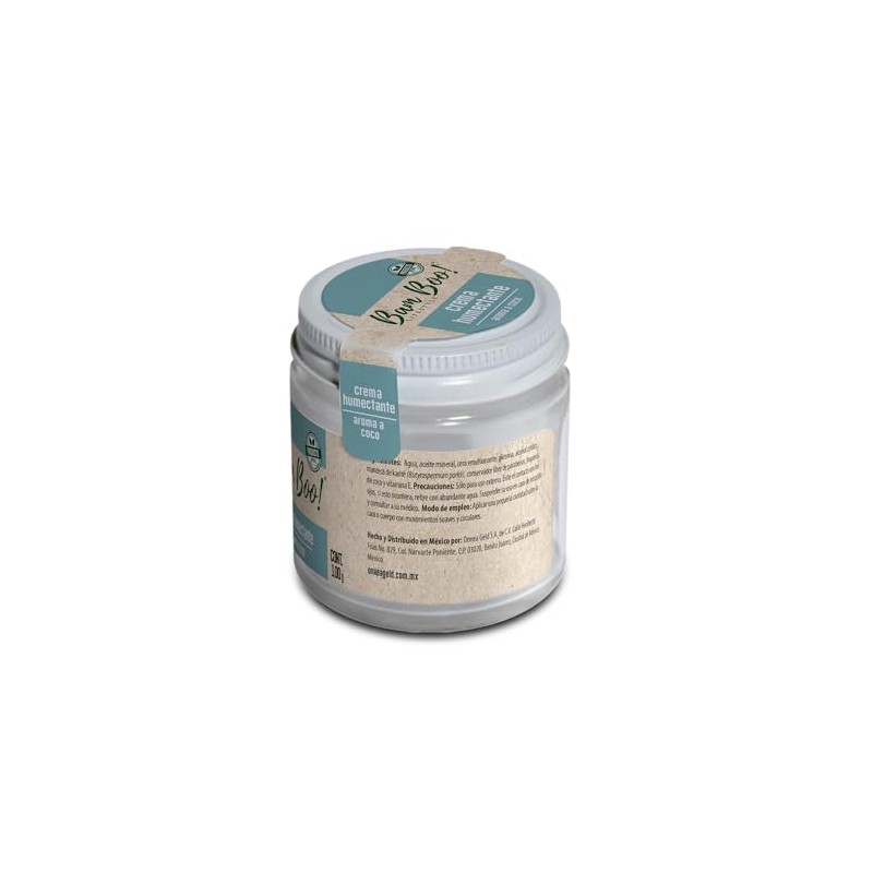 Crema Humectante Natural Aroma a Coco para Cara y Cuerpo