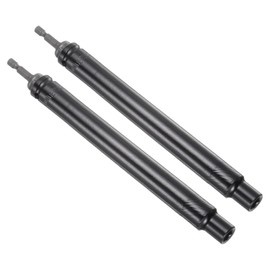 CoCud Extra Long Hollow Socket, 10mm Size 200mm Length 1/4" Hex Shank, 6-Point Quick-Change Deep Well Power Nut Driver - (Applications: for Long Threaded Rod/Bolts), 2pieces