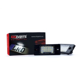 EinParts License Plate Light EP27 Canbus 6000K for Bora 1998-2005 Golf IV/V Variant 1999-2009 Passat B5 FL Variant 2000-2005 Tiguan 2008-2011 Touareg 2003-2009 Fabia I/II FL 2008-2011 00000-2010