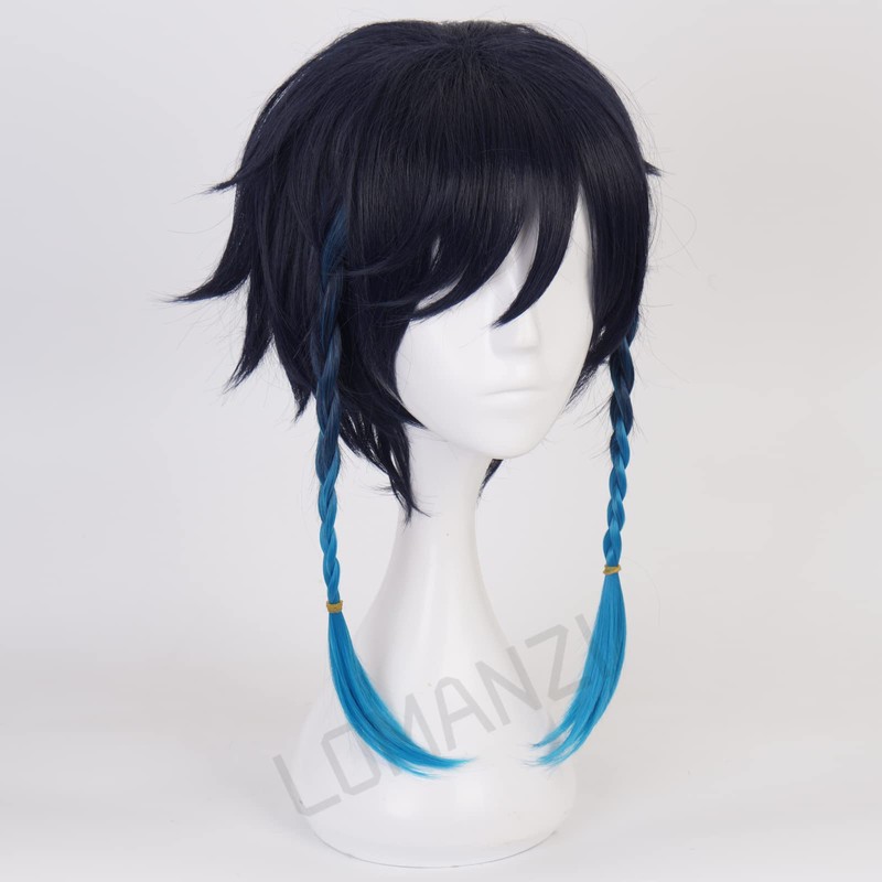 Haragin Onsen Cosplay Wig, Heat Resistant Wig, Disguise Wig, Costume