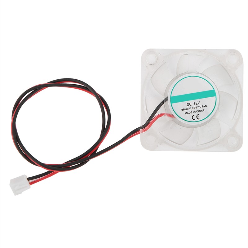 2Pcs 3D Printer Cooling Fan LED Light Hydraulic Bearing Mini