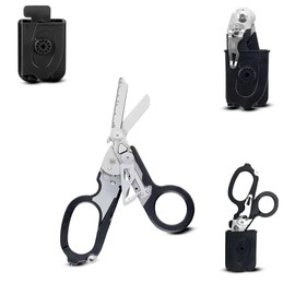 MAD Spark MAD spark 6-in-1 Trauma Shears C Premium Multifunctional Medical Scissors for Nurses, EMTs & First Responders C Bandage Cutter, Ring Shears, Window Breaker, Oxygen Key, Ruler C Heavy Duty