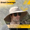 【Oversize XXL】 Sun Hat for Men,【UPF50+Waterproof Wide-Brim】 Boonie-Hat Sun-Hat Fishing-Hat