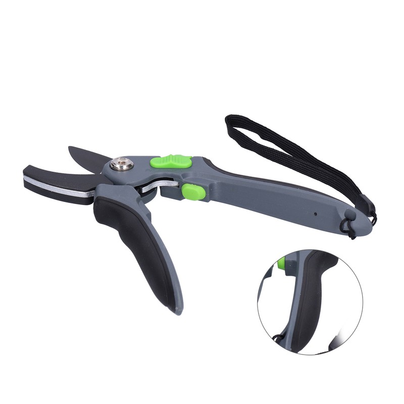 Pruning Shears Garden Fruit Tree LaborSaving Scissors with NonSlip Tooth