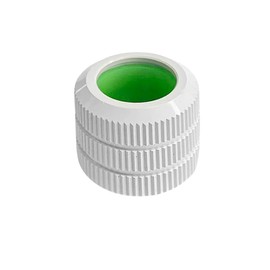 GreenDracaena 2 Pack G1/4” Thread to OD 12mm Hard Tube Compression Fitting, Anti-Off Adapter for Desktop Computer Water Cooling Systems, 0.7 Inches, White