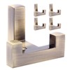 SARIHOSY Coat Hooks Brass Robe Hooks for Coats, Antique Brass