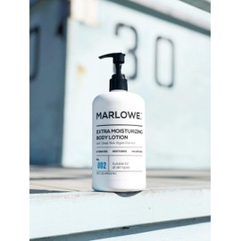 MARLOWE. 002 Extra Moisturizing Body Lotion 15 oz | Daily Lotion for Dry Skin for Men and Women | Light Fresh Scent | Includes Natural Extracts | Vegan & Cruelty-Free