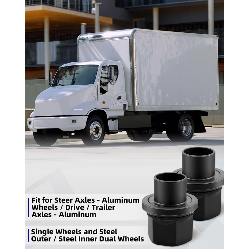 12PCS Two-Piece 19mm Sleeve Flanged Wheel Lug Nuts Fit Steel