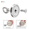 High Power Fishing Magnet NdFeB Stainless Steel Silver Neodymium Fishing