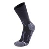 UYN Men's Trekking Cool Merino Sock, Black/Grey Melange, 45-47 EU