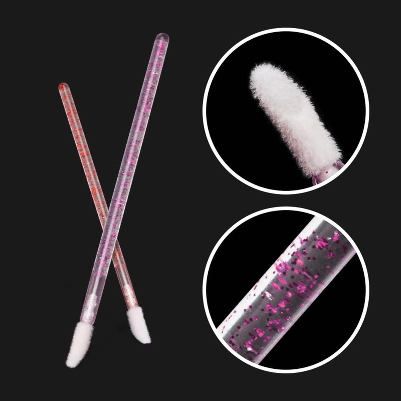 HIGHROCK 50Pcs Lip Brush Make Up Brushes Lipstick Lip Gloss