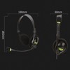 Gaming Headset Over Ear Head Mounted Wired Headphones with Mic