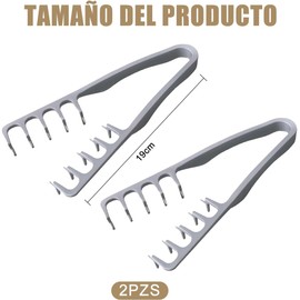 2 Pzas 2 en 1 Peine de Textura para Hombre y Mujer, Peine Texturizador Dientes Ancho y estrecho,Material ABS,Agarre Texturizado,Apto para Todo Tipo de Cabello,Crea un Peinado con Textura Esponjosa