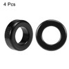 sourcing map 4 pieces ferrite ring iron powder toroid cores