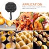 MUCKLILY Cast Iron Takoyaki Baking Pan 12-Cup Octopus Meatball Mold