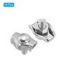 PATIKIL 1/16" / 1.5 mm Simplex Bolt Wire Rope Clip,