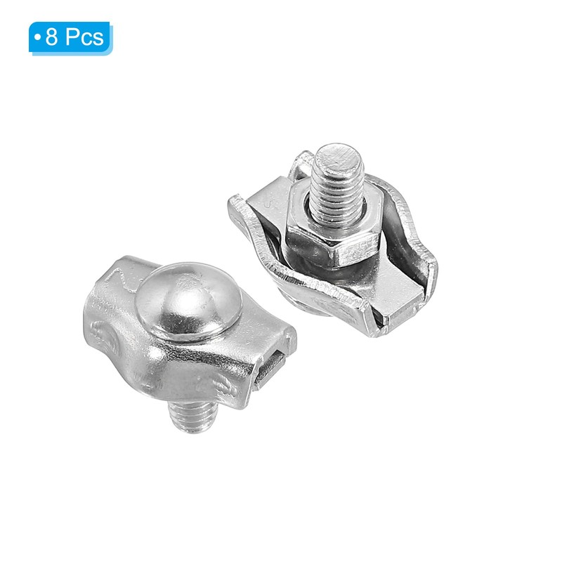 PATIKIL 1/16" / 1.5 mm Simplex Bolt Wire Rope Clip,