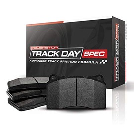 Power Stop PSA-1379B Front Track Day Carbon-Fiber Metallic Brake Pads For Fiat 124 Spider 2017-2020, Mazda MX-5 Miata 2016-2022 [Model Specific]