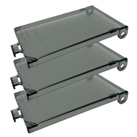 iMBAPrice DBVC Extra Duty Clear 1-Gang Vertical in-Box Electrical Outlet Box, Wet Location Rated – Direct Replacement for DBVR1C, DBVS1C, DBVM1C, DBVME1C, 60VC, 3-Pack