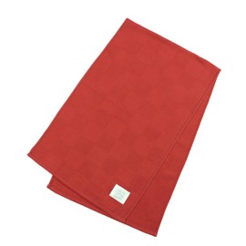 Imabari Towel Iori Non-Pile (Non-Pile) Face Towel (Red)