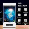Small Shrimp Tank, 0.42 Gal Mini Fish Tank, Smart Automatic