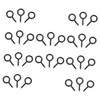 KONTONTY 30pcs Heavy Duty Self Tapping Screw for Outdoor Indoor