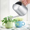 Stainless Steel Watering Can Garden Plant Flower Long Mouth Sprinkling