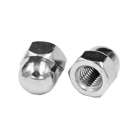 VIPERMARK 12 Pack M4 Stainless Steel Dome Head Hex Nuts - Decorative Cap Nuts for Furniture Legs, Car Repair, DIY Construction & Woodworking