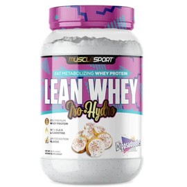 Musclesport Musclesport Lean Whey Revolution? Protein Powder - Whey Protein Isolate - Low Calorie, Low Carb, Low Fat, Incredible Flavors - 25g Protein per Scoop (2lb, Dippsadoodles)