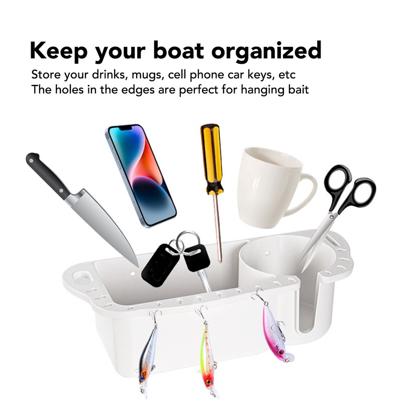 Yacht Functional Storage Boxes Convenient Multifunctional Fishing Tackle Versatile Tool