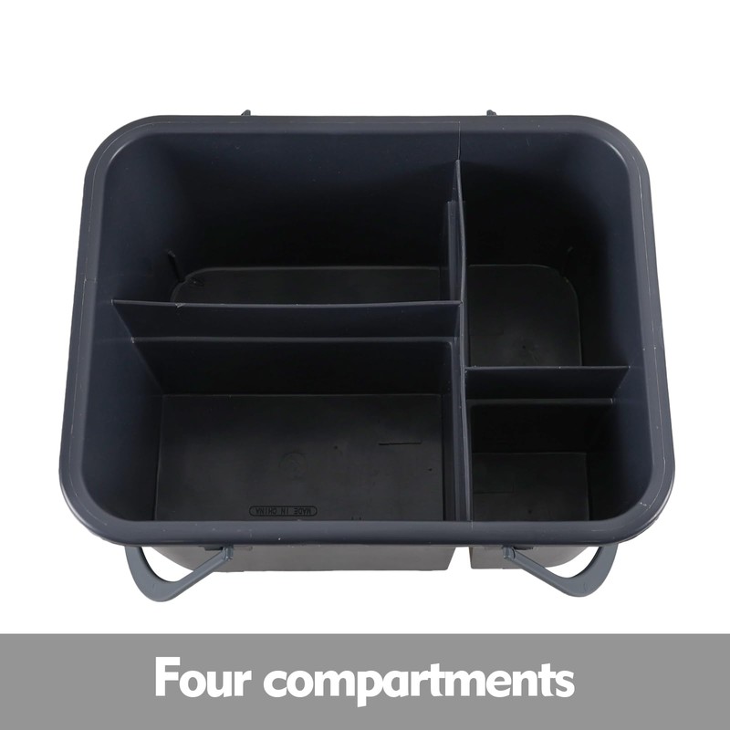 Tyminin Plastic Utility Caddy with Handle, Shower Caddy Tote 4