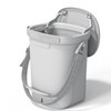 Garoopion Waterproof Car Garbage Can, 1.9 Gallon Soft Silicone Hanging