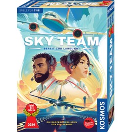 KOSMOS 684044 Sky Team - Ready to Landing? Game of the Year 2024, Cooperative Game for 2 People from 10 Years, Strategy Game, Board Game