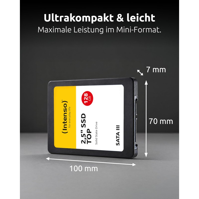 Intenso Internal 2.5" SSD SATA III Top 128GB Twin Pack,