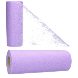 AmaCasa Non-Woven Table Runner with Flower Design 23 cm / 25 m Roll