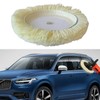 2pcs Polishing Pads Natural Wool Buffing Pad Kit Polishing Disk