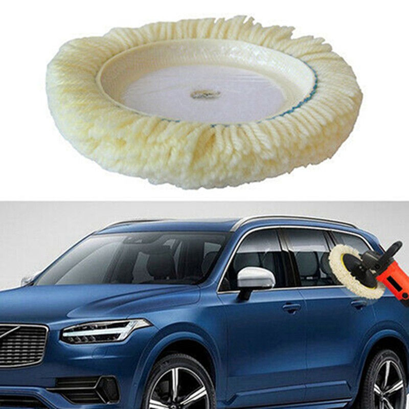 2pcs Polishing Pads Natural Wool Buffing Pad Kit Polishing Disk